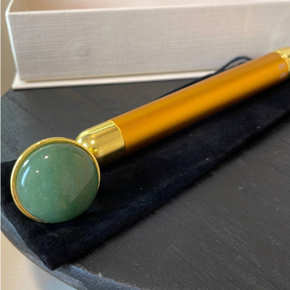 Crystal - Green Aventurine Beauty Facial Massager